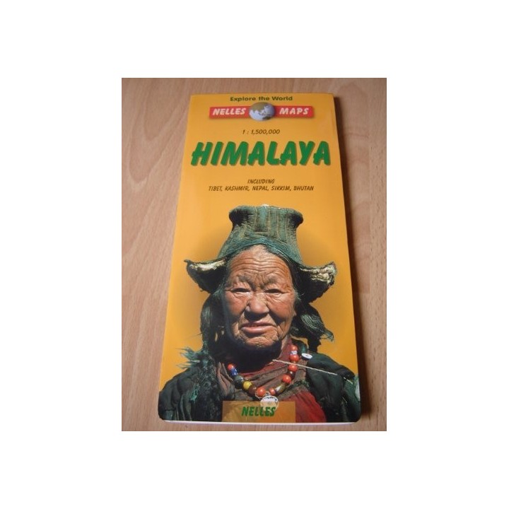 HIMALAYA 1 : 1,500,000 Including Tibet, Kashmir, Nepal, Sikkim, Bhutan.